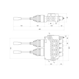 Skirstytuvas hydr 4s 80l 4xa1 2xjoy badestnost