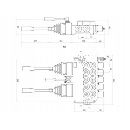 Skirstytuvas hydr 5s 80l 5xa1 2xjoy badestnost