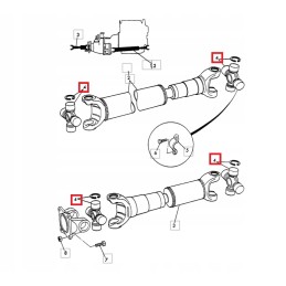 Skersinis velenas jcb 3cx 4cx 35x126 998 10361