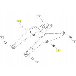 Pakelkite kačių krautuvo pavaros įvorę