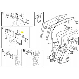 Volvo kėlimo svirties kaištis