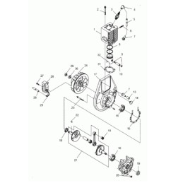 Wacker wm80 pilnas cilindras 0176400