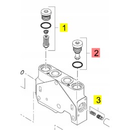 Yanmar antikavitacinis vožtuvas sv15 sv22 vio20 4