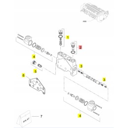 Yanmar antikavitacinis vožtuvas sv15 sv22 vio20 4