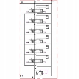 Hidraulinis skirstytuvas 6 s p80 a1a1a1a1a1a1gkz1