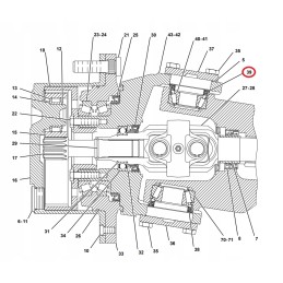 Viršutinė gumbų sandariklio katė 428c 1197046 oem