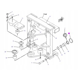Cat ekskavatoriaus krautuvo slydimo plokštė