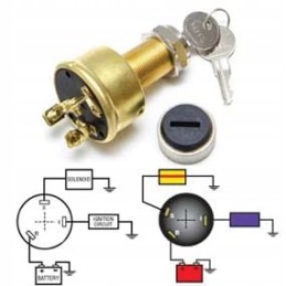 Starterio jungiklis 3 padėtys 15 a