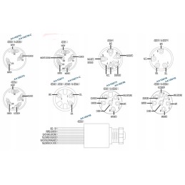 Starterio jungiklis 3 padėtys 15 a