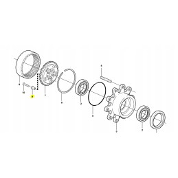 Tarpinė įvorė Volvo ekskavatoriniam krautuvui