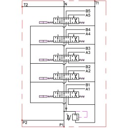 Skirstytuvas 5s 40l pneumatinis valdymas badestnost