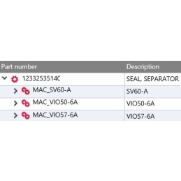 Yanmar separatoriaus tarpiklis sv60 a vio50 vio57 6a