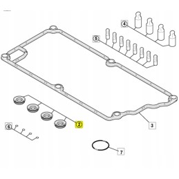JCB Koarko Charger 3CX purkštuko sandariklis