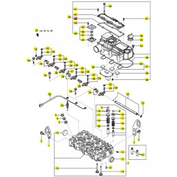 Yanmar tarpiklis vio10 vio17 sv15 sv18