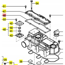 Yanmar tarpiklis vio10 vio17 sv15 sv18