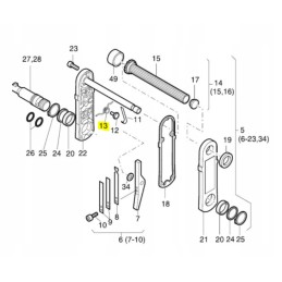 Hatz alkūninio mechanizmo spyruoklė 1d81s 03955900