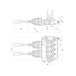 Skirstytuvas hydr 4s 40l 4xa1 2xjoy badestnost