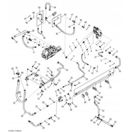 Išleidimo kamštis john deere 310sj 310sk 544k w235