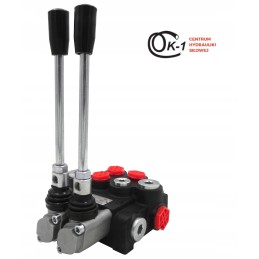 Hidraulinis skirstytuvas, 2 sekcijų, 40l stūmoklis