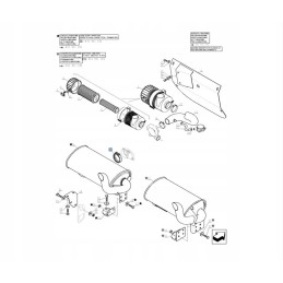 Apykaklės spaustukas new holland lm cnh 85826627