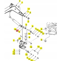 Yanmar rankos rankovė 35x40 b15 3 b15 3ex b17 3