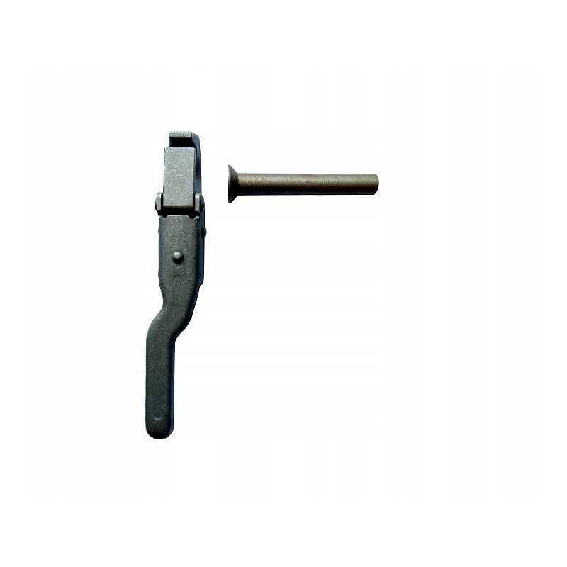 Šoninė spyna su segtuku tvirta, apatinė anga palikta