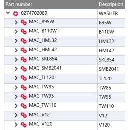 Yanmar pagrindinės rankovės poveržlė b95w tl120 tw110