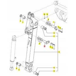 Yanmar rankos kaištis 50x296