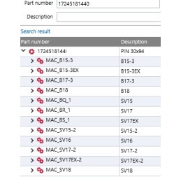 Yanmar rankos kaištis 50x296
