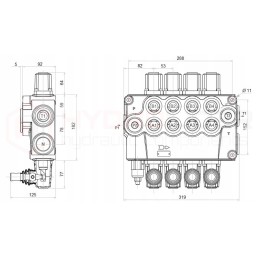 Skirstytuvas hydr 4s 120l 3xa1a8 badestnost