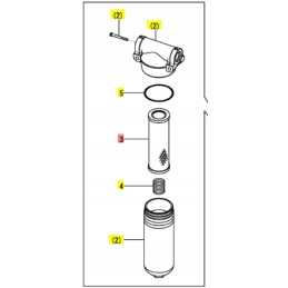 Yanmar hidraulinis filtras sv100 vio80 vio82