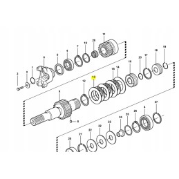 Volvo bl71 priekinės pavaros sankabos plokštelė