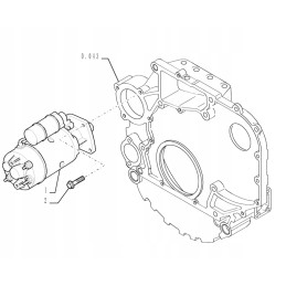 Starteris Fiat Kobelco FB100 FB110 FB200 86992395