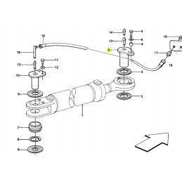 Vairo pavaros kaištis Volvo krautuvui