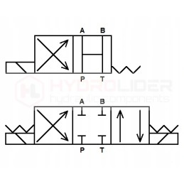 Cetop 3 ng6 3s 230v ha 3xe hidroliderio skirstytuvas
