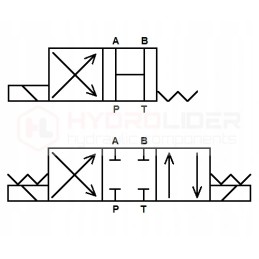 Cetop 3 ng6 4s 230v ha 4xe hidroliderio skirstytuvas