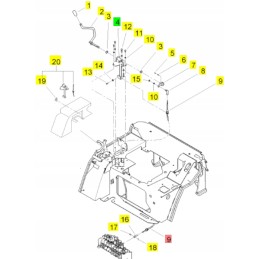 „Yanmar Blade“ kabelis sv15 2 sv17 2 sv17ex 2 sv20