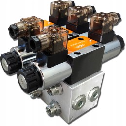 Cetop hidraulinis skirstytuvas 2 sekcijų 60l 230v