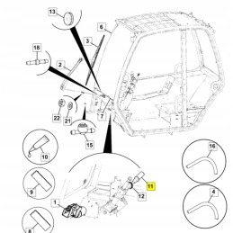 Šviesos jungiklis jcb 3cx 4cx valeo