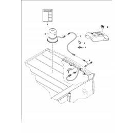 Įspėjamųjų švyturių rinkinys bobcat 7265558 e17 e17z e19 e20 e20z