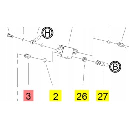 Yanmar pipe sv20 sv26 vio20 vio27lw