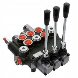 3 sekcijų hidraulinis skirstytuvas, 80l