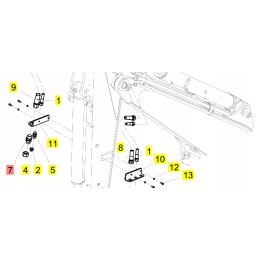 Yanmar pertvaros nipelis b7 5b b7 6 vio45 vio82
