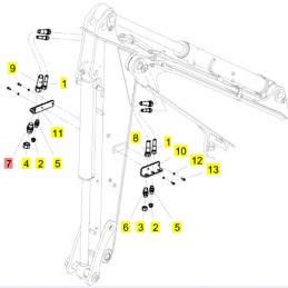 Yanmar pertvaros nipelis b7 5b b7 6 vio45 vio82
