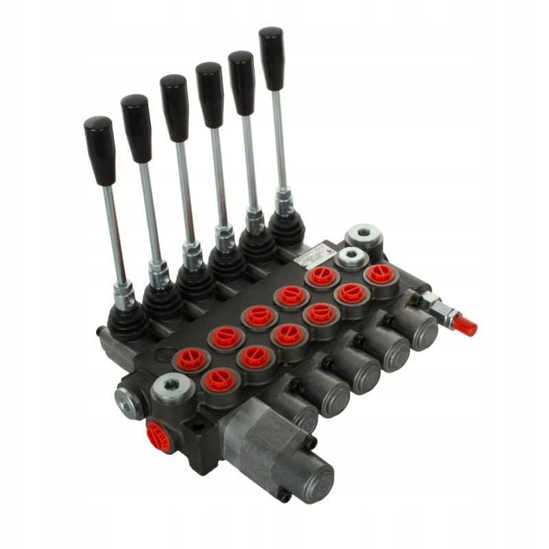 Hidraulinis skirstytuvas, 6 sekcijų, 40l, jzdddp