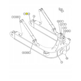 Smeigtukas, tvirtinantis kačių buldozerio rėmą