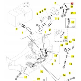 Yanmar kampinė alkūnė sv15 sv22 vio20 3 vio57u