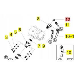 Yanmar kampinė alkūnė sv15 sv22 vio20 3 vio57u