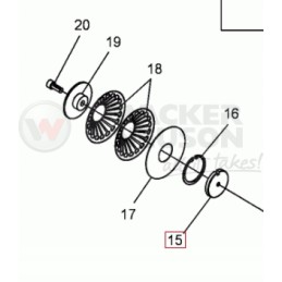 Wacker sankabos žiedas 0058546