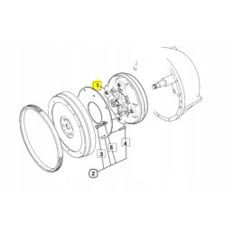 Sukimo momento keitiklis JCB ekskavatoriniam krautuvui